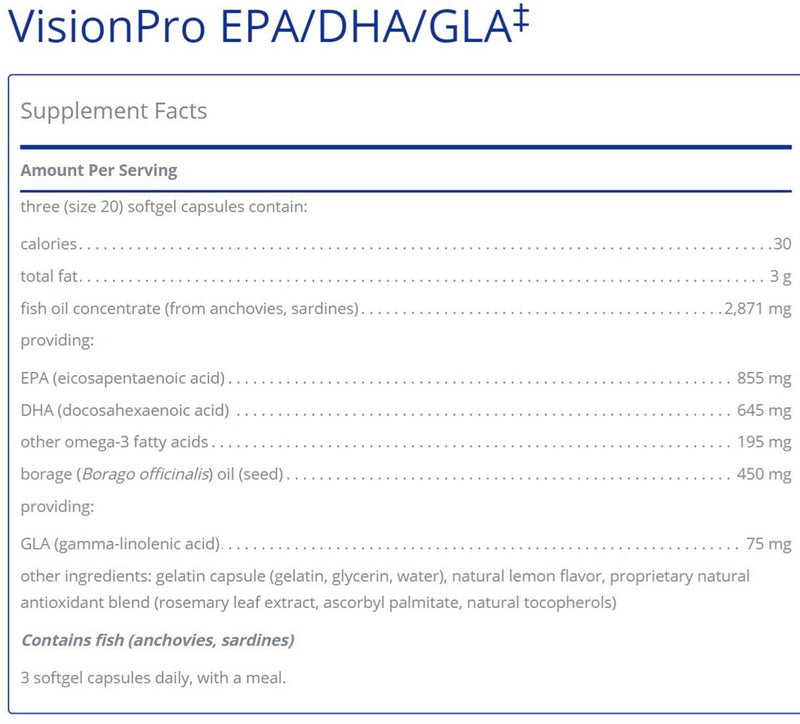 VisionPro EPA/DHA/GLA* 180&