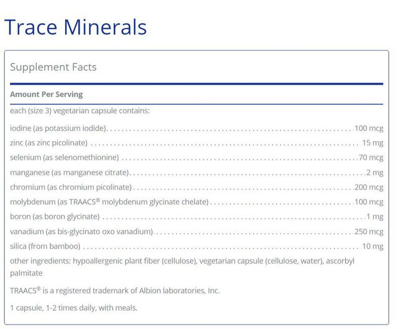 Trace Minerals 60&