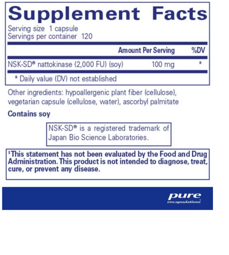 NSK-SD 100 Mg 120 caps  by Pure Encapsulations