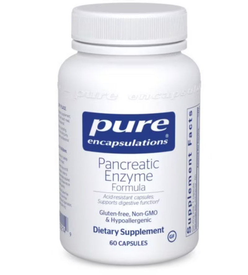 Pancreatic Enzyme 60 caps  by Pure Encapsulations