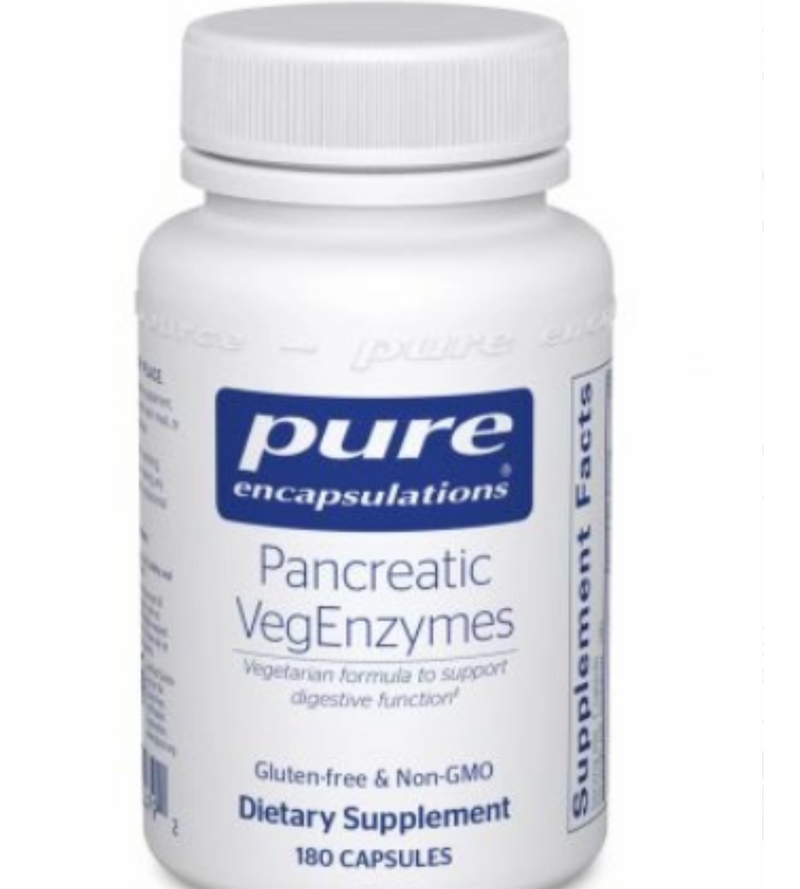 Pancreatic VegEnzymes 180 caps  by Pure Encapsulations