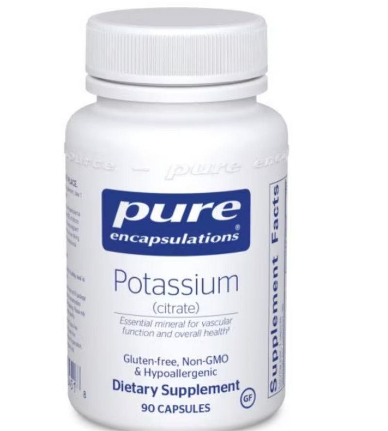 Potassium (Citrate) 90 caps  by Pure Encapsulations