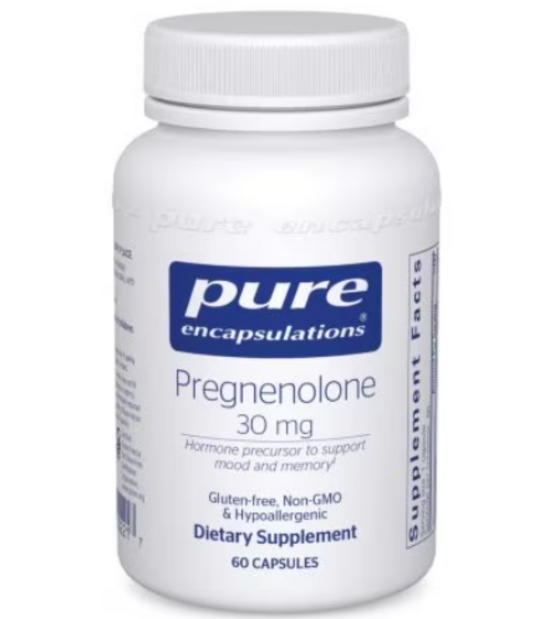 Pregnenolone  30 MG 60 caps by Pure Encapsulations