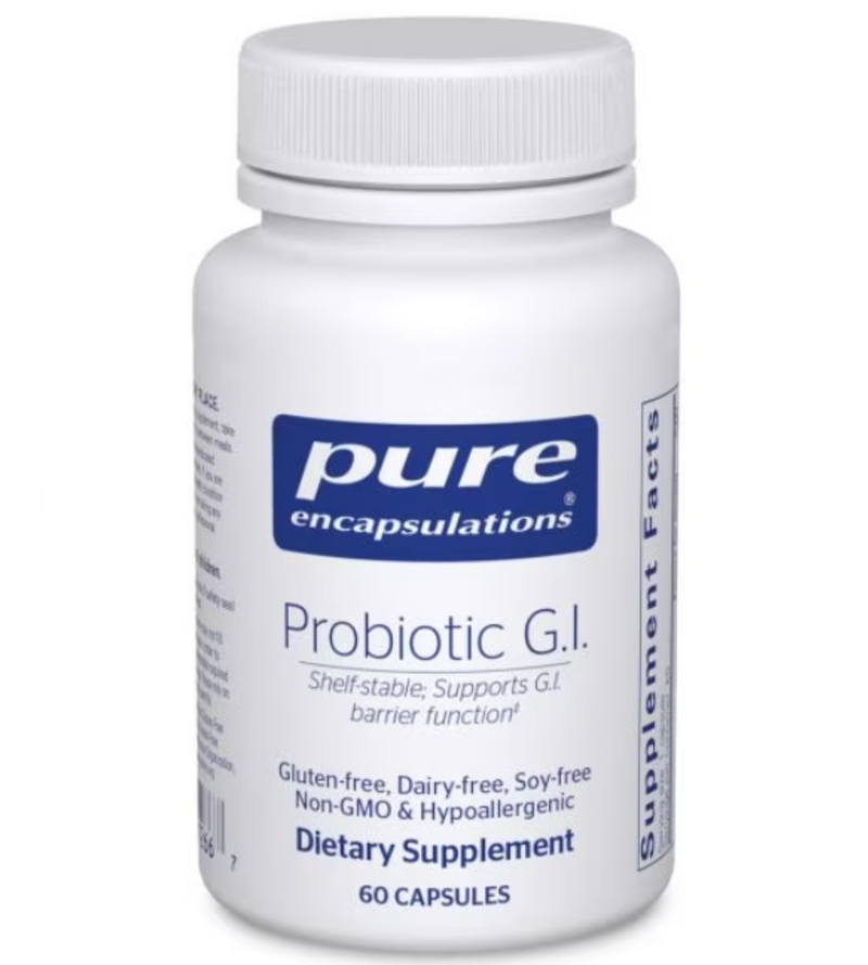 Probiotic G.I. 60 caps Shelf Stable  by Pure Encapsulations