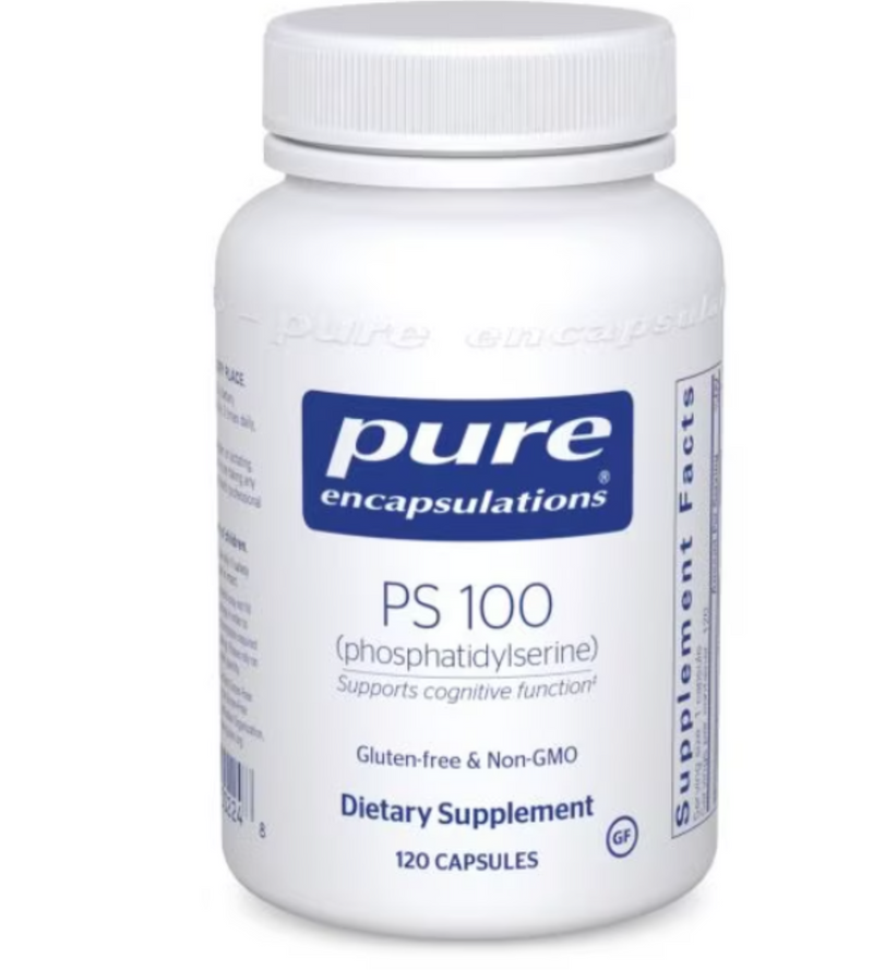 PS 100 (phosphatidylserine) 120 caps  by Pure Encapsulations