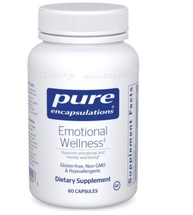 Emotional Wellness* 60 caps  By Pure Encapsulations