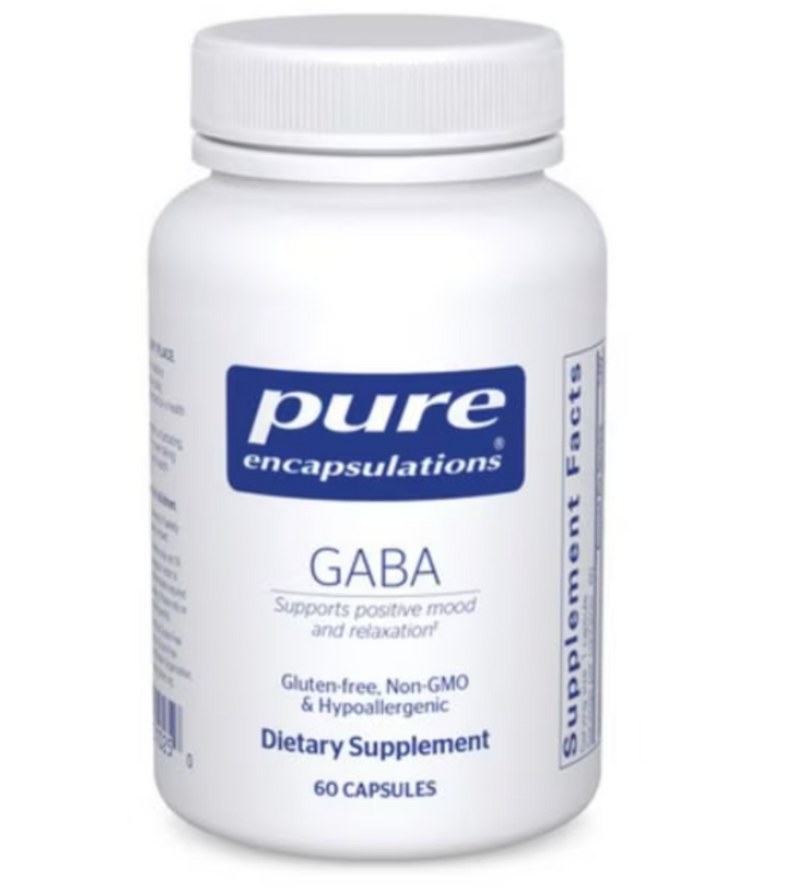 GABA 60 caps  by Pure Encapsulations