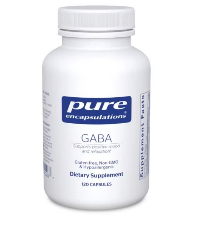 GABA 120 caps  by Pure Encapsulations