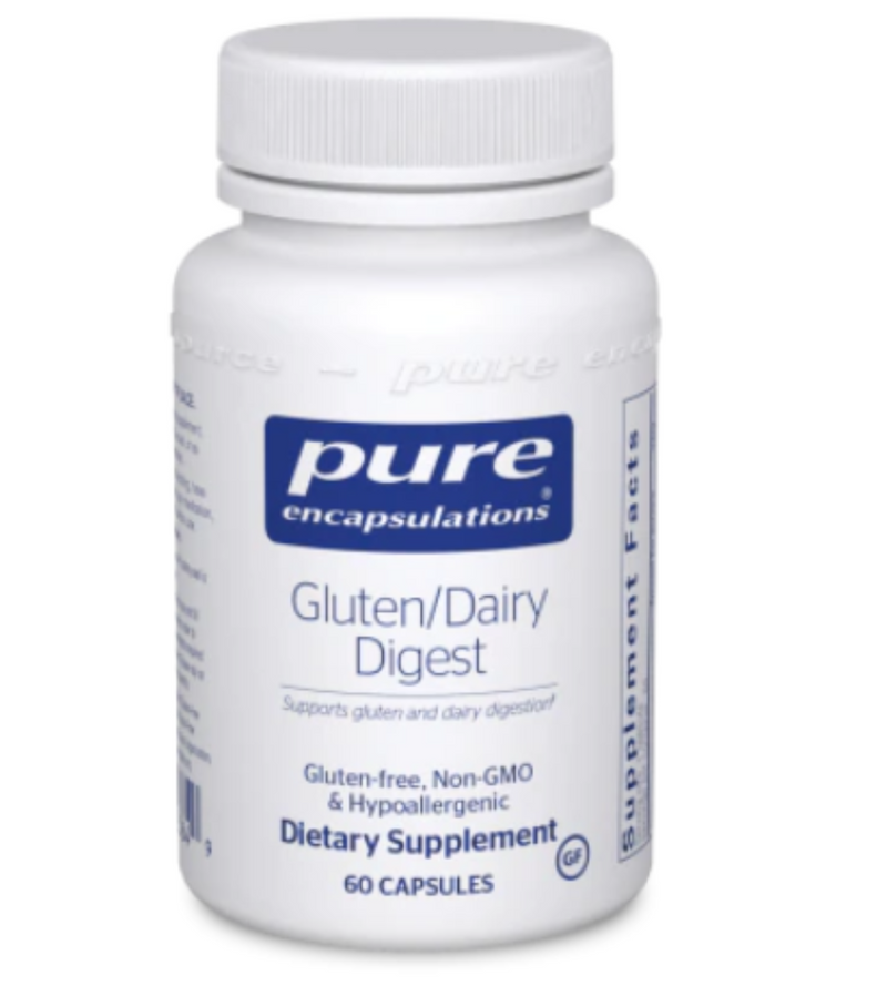 Gluten/Dairy Digest 60 caps  By Pure Encapsulations