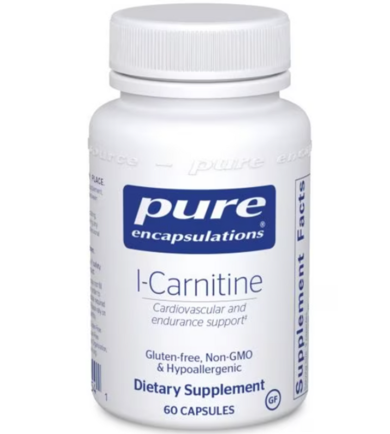 L-Carnitine 60 caps By Pure Encapsulations