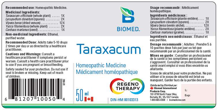 Taraxacum 50 ml by BioMed