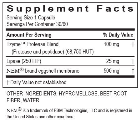 Joint Health ( 60 Capsules) by Transformation Enzymes