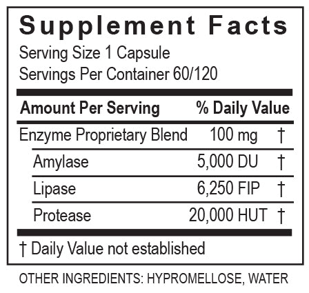 LypoZyme (60 Capsules) Transformation Enzymes