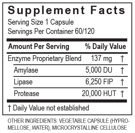 LypoZyme (120 Capsules) Transformation Enzymes