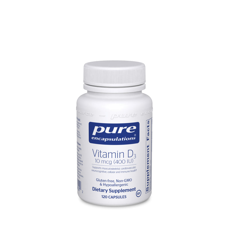 Vitamin D3  10 mcg (400 IU) 120&