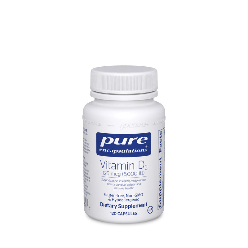Vitamin D3  125 mcg (5,000 IU) 120&