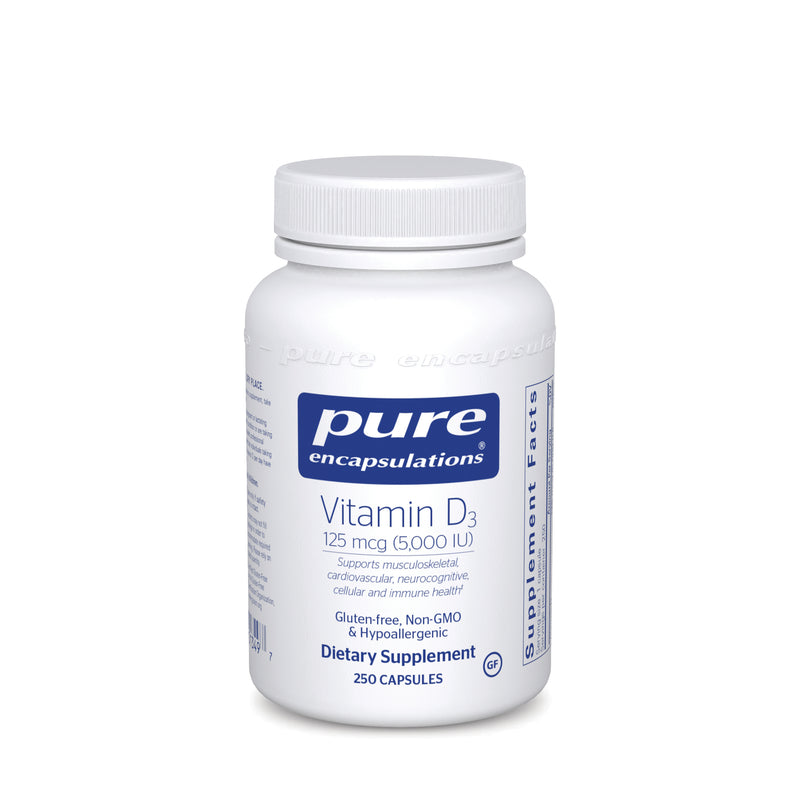 Vitamin D3  125 mcg (5,000 IU) 250&