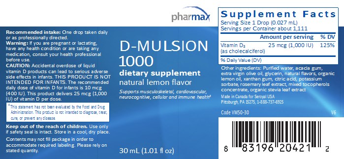 D-Mulsion 1000 Citrus Flavor (30 ml) by Pharmax