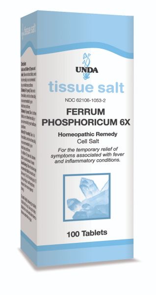 Ferrum Phosphoricum 6X Salt ( 100 tabs)   by UNDA