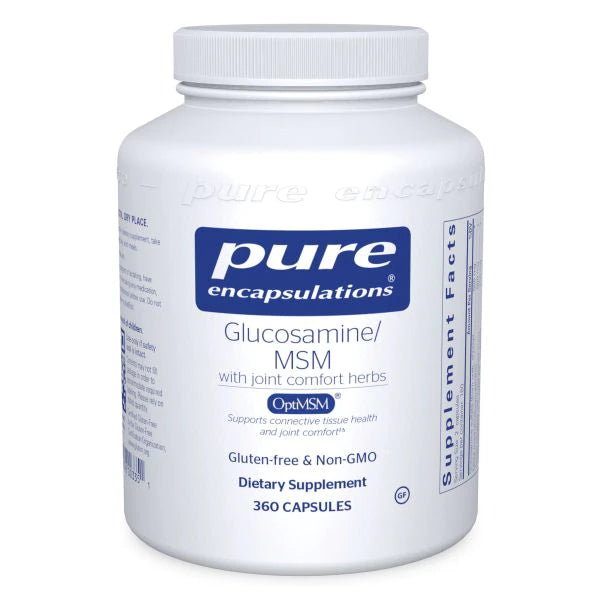 Glucosamine MSM with joint comfort herbs 360 caps By Pure Encapsulations