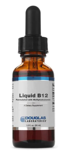 Liquid B12 1oz  Formulated with Methylcobalamin by Douglas Laboratories