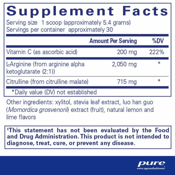 Nitric Oxide Support* Powder 162Gm by Pure Encapsulations
