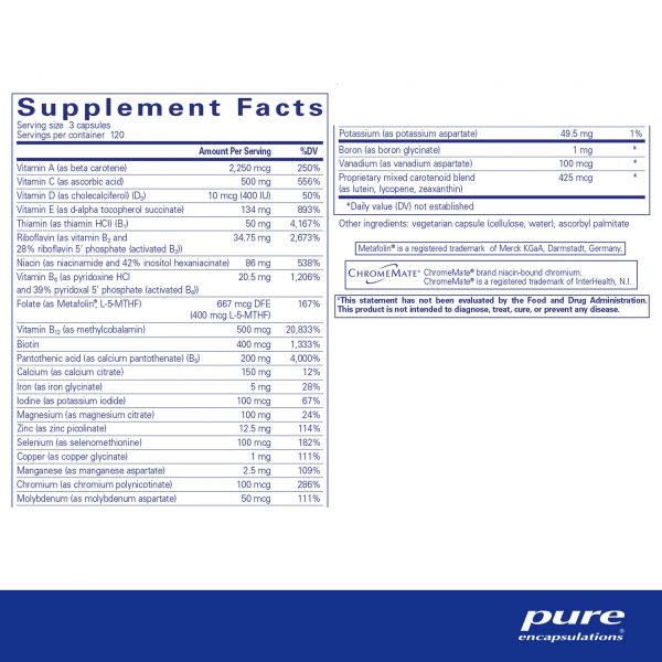 Nutrient 950 360 caps  by Pure Encapsulations
