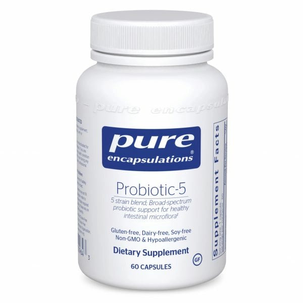 Probiotic-5 60 caps Dairy Free by Pure Encapsulations