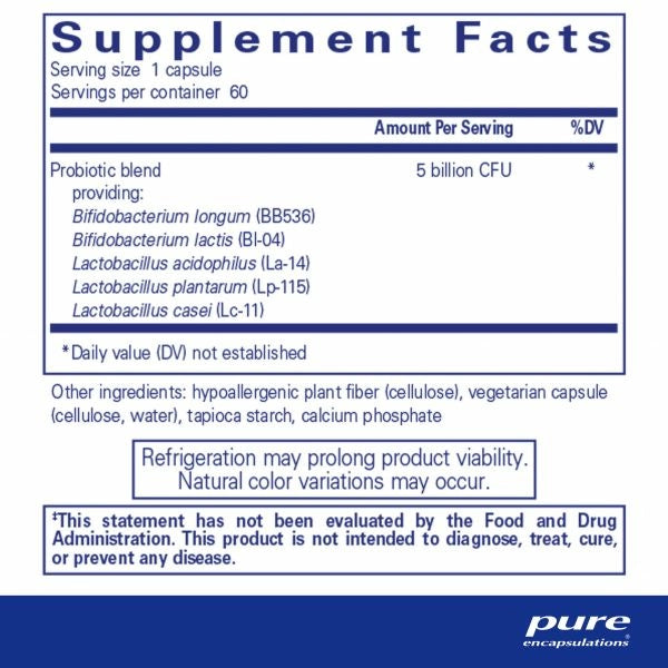 Probiotic IMM 60 caps Shelf Stable   by Pure Encapsulations