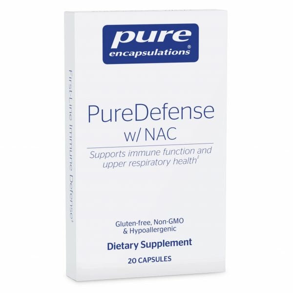 PureDefense w/NAC travel 20 count blister pack by Pure Encapsulations