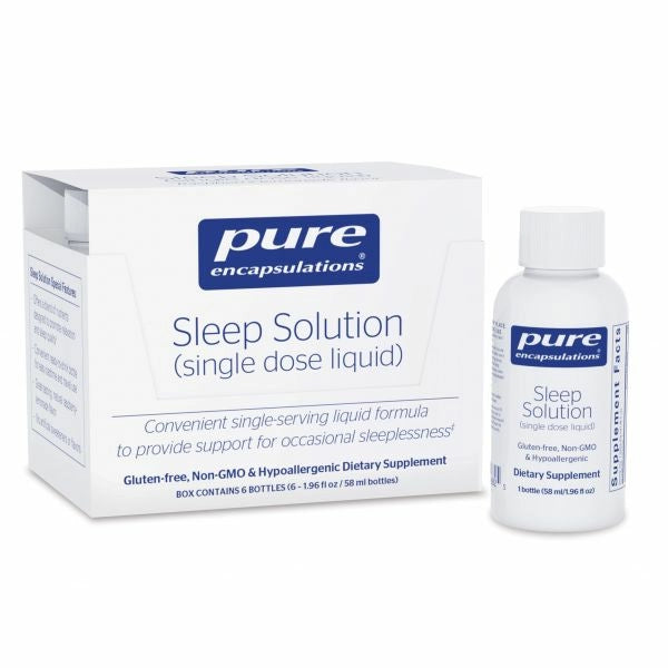 Sleep Solution 6 single-serve bottles by Pure Encapsulations