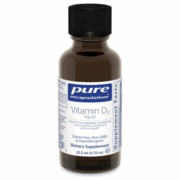 Vitamin D3 liquid 22.5 ml by Pure Encapsulations